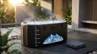 Cold Plunge Tub, 248 Gallon, 1 Horsepower, Heavy-Duty Ice Bath Tub for Athletes with Hot & Cold, Portable Inflatable Plunge Chiller with Water Treatment Kit, Immersion Therapy, Wifi (Black, 1 Set) — Lifestyle