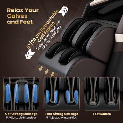 Relaxation 44 - Fully Body Massage Chair with Airbags and Waist Heater